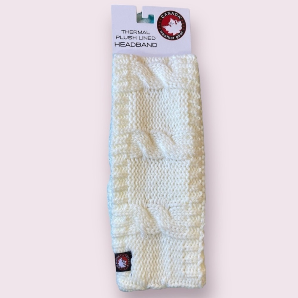 Canada Weather Gear Thermal Plush Lined Headband - Picture 2 of 10
